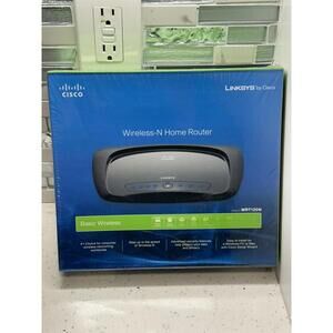 Linksys Wireless-N Home Router Cisco Model WRT120N 2.4 GHz Four Port New SEALED